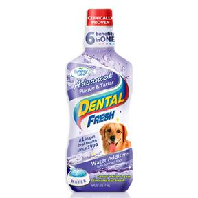 Dental Fresh - น้ำยาบ้วนปากสุนัข สูตร Advanced Plaque & Tartar (17oz.)