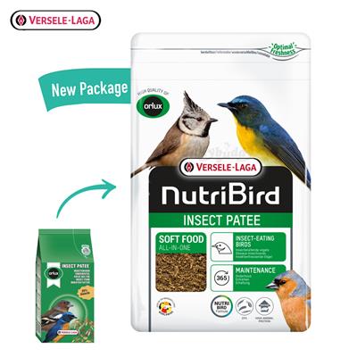 (Exp: 20/09/2024) (Orlux) NutriBird Insect Patee อาหารนกกินแมลง สูตรแมลง 25% หอมอร่อย ย่อยง่าย (250g)