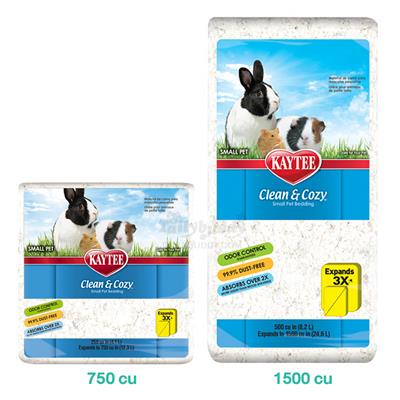 Kaytee Clean & Cozy Small Pet Bedding, Safe & non-toxic great for all small animals (8.2L, 28.3L)