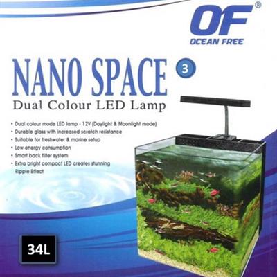 Ocean Free Nano Space 3 for freshwater & marine (34L)