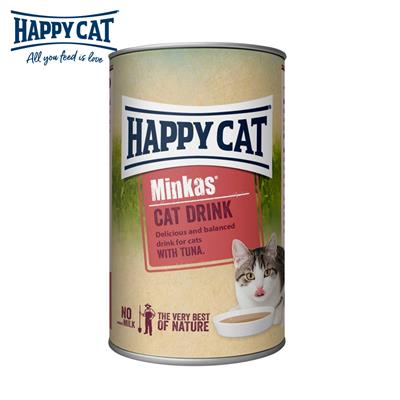 Happy Cat Minkas Cat Drink (Tuna) เครื่องดื่มสำหรับแมว มินคัส แคท ดริ้ง พร้อมทูน่า ช่วยให้กินน้ำเยอะขึ้น ลดการเป็นนิ่ว  (135ml.)